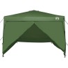 Tente à abri Vert 300 x 300 x 227 / 236 / 245 cm Tissu Oxford 