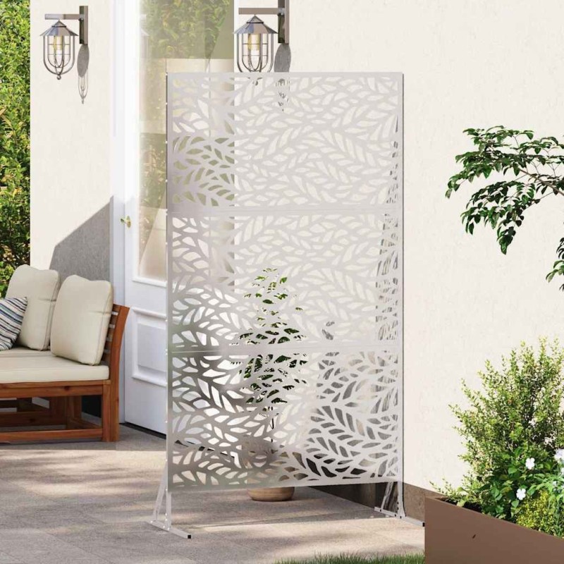 Écran de privacy 100x50x180 cm en acier inoxydable 