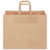 Sacs en papier 50 pcs avec poignées marron 32x22x24 cm 