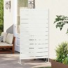Écran de confidentialité , blanc, 100x50x180 cm, en acier. 