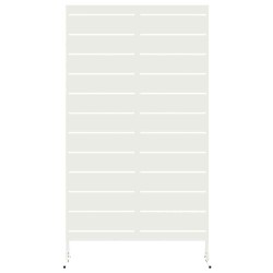 Écran de confidentialité , blanc, 100x50x180 cm, en acier. 