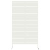 Écran de confidentialité , blanc, 100x50x180 cm, en acier. 