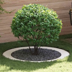 Planteurs Blancs Blanc Plastique Grand Planteur Blanc Rond 