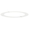 Planteurs Blancs Blanc Plastique Grand Planteur Blanc Rond 