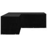 Housse de salon de jardin Forme de L 12 œillets 250x250x90 cm 