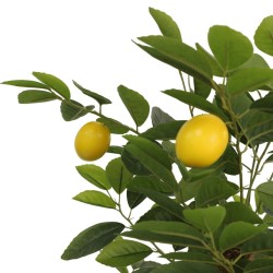 Citronnier artificiel avec 3 troncs vert 180 cm PP 