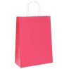 Sacs en papier 50 pcs avec poignées rose 26x12x35 cm 