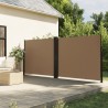 Auvent latéral rétractable taupe 180x600 cm 