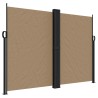 Auvent latéral rétractable taupe 180x600 cm 