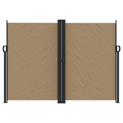 Auvent latéral rétractable taupe 180x600 cm 