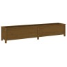 Lit surélevé de jardin brun miel 199,5x40x39 cm bois pin massif 