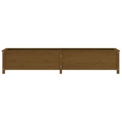 Lit surélevé de jardin brun miel 199,5x40x39 cm bois pin massif 