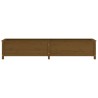 Lit surélevé de jardin brun miel 199,5x40x39 cm bois pin massif 