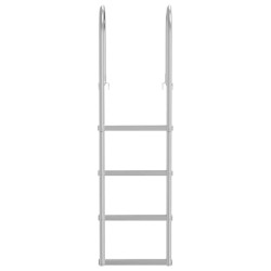 Échelle de quai Argent 45 x 11,5 x 162 cm Aluminium 