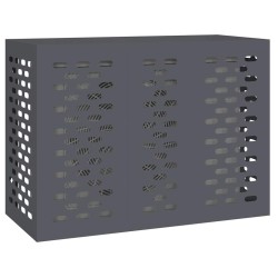 Couvercle de climatiseur anthracite 110x50x80 cm en acier 