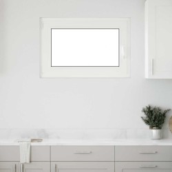 Fenêtre de sous-sol« RISOR » 90 x 70 cm oscillo-battante DIN gauche blanche 