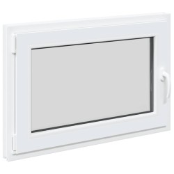 Fenêtre de sous-sol« RISOR » 90 x 70 cm oscillo-battante DIN gauche blanche 