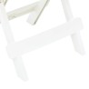 Table pliable de jardin blanc 45x43x50 cm plastique  
