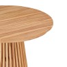 Table de jardin Ø70x75 cm Bois massif Teck 