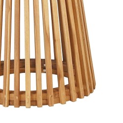 Table de jardin Ø70x75 cm Bois massif Teck 