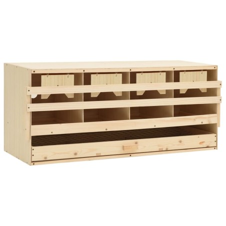 Pondoir 4 compartiments 106x40x45 cm bois de pin massif 