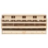 Pondoir 4 compartiments 106x40x45 cm bois de pin massif 