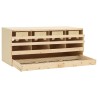 Pondoir 4 compartiments 106x40x45 cm bois de pin massif 