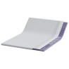 Coussins de Matelas Blanc 140 x 200 cm 