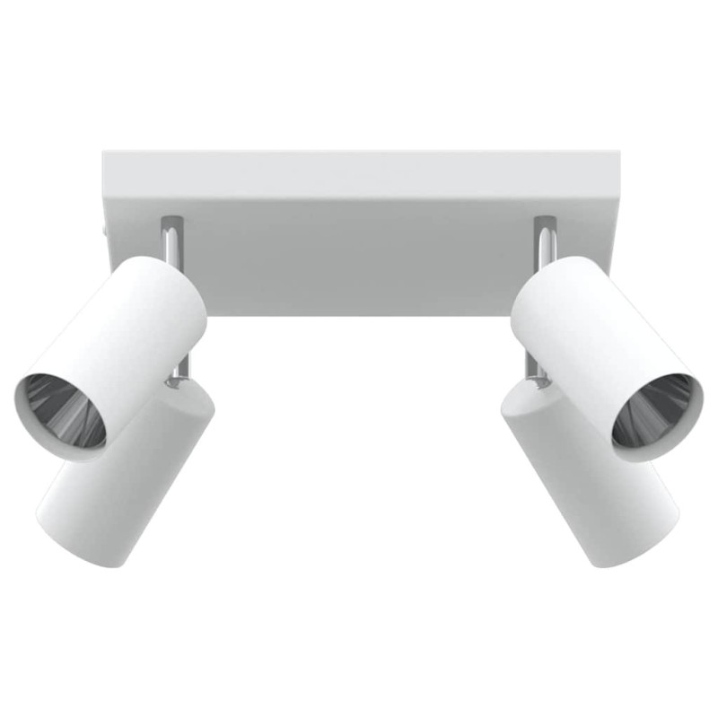 Projecteur de plafond 4 voies ajustable blanc GU10 
