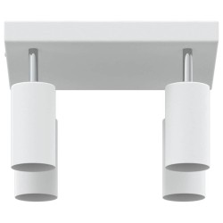 Projecteur de plafond 4 voies ajustable blanc GU10 