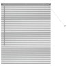 Store de Fenêtre Argenté 105 x 130 cm Aluminium 