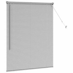 Store de Fenêtre Argenté 105 x 130 cm Aluminium 