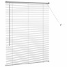 Store de Fenêtre Argenté 105 x 130 cm Aluminium 
