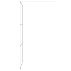 Paroi de douche Argenté 100x195 cm Verre ESG transparent 