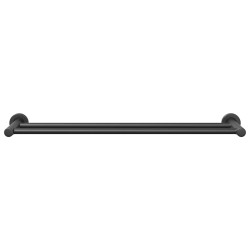 Porte-serviettes Noir 61 x 14.5 x 5 cm Acier inoxydable 