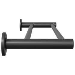 Porte-serviettes Noir 61 x 14.5 x 5 cm Acier inoxydable 