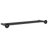 Porte-serviettes Noir 61 x 14.5 x 5 cm Acier inoxydable 