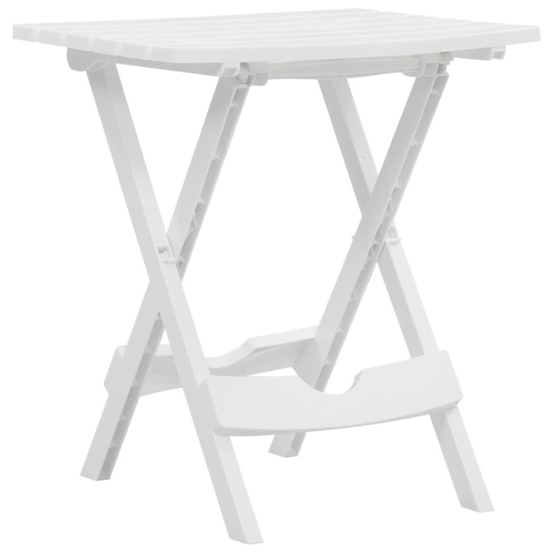 Table pliable de jardin 45,5x38,5x50 cm Blanc Table pliable de jardin 45,5x38,5x50 cm Blanc