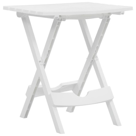 Table pliable de jardin 45,5x38,5x50 cm Blanc 