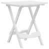 Table pliable de jardin 45,5x38,5x50 cm Blanc 