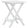 Table pliable de jardin 45,5x38,5x50 cm Blanc 
