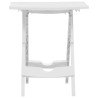 Table pliable de jardin 45,5x38,5x50 cm Blanc 