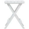 Table pliable de jardin 45,5x38,5x50 cm Blanc 
