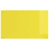 Dosseret de cuisine Jaune 100x60x0,6 cm en verre trempé 