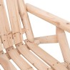 Chaise à bascule de jardin 69x96x101 cm bois massif d'épicéa 