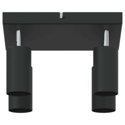 Projecteur de Plafond 4 Voies Réglable Noir GU10 