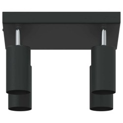 Projecteur de Plafond 4 Voies Réglable Noir GU10 