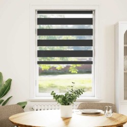 Store zèbre noir 75x150 cm largeur du tissu 70,9 cm polyester 