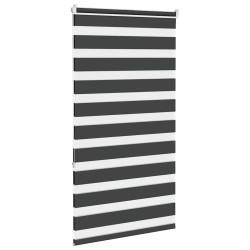 Store zèbre noir 75x150 cm largeur du tissu 70,9 cm polyester 