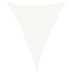 Voile d'ombrage 160 g/m² Blanc 4x5x5 m PEHD 